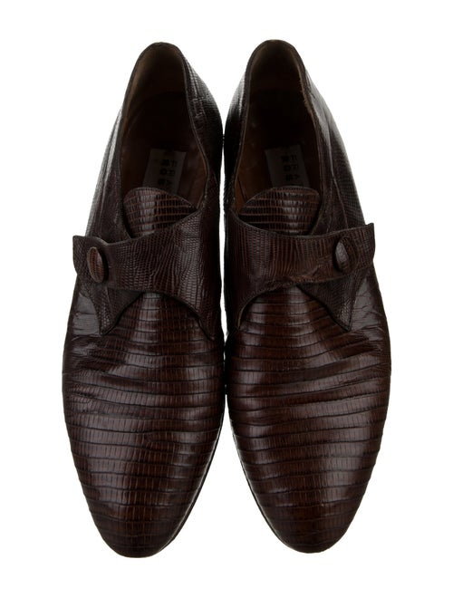 Fratelli Rossetti Embossed Leather Oxfords
