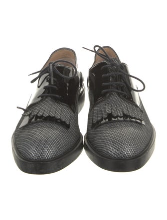 Fratelli Rossetti Suede Fringe Trim Accent Oxfords