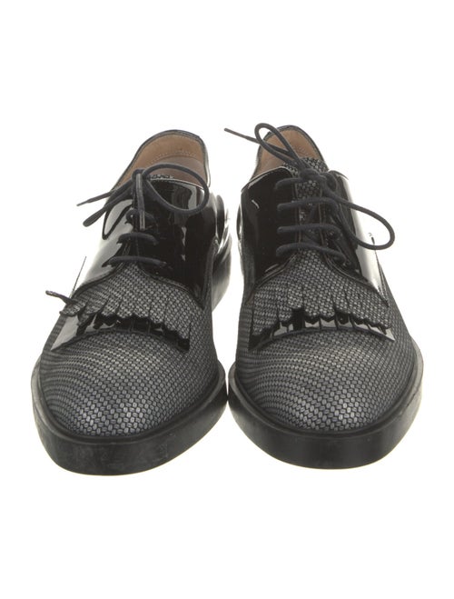 Fratelli Rossetti Suede Fringe Trim Accent Oxfords