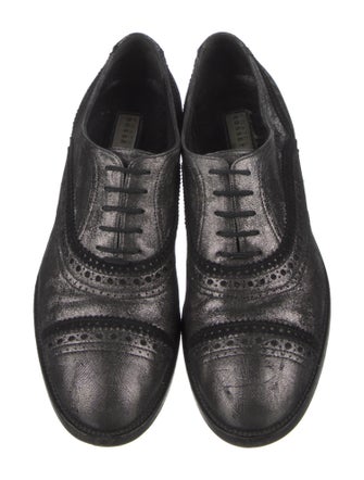 Fratelli Rossetti Animal Print Lasercut Accents Oxfords