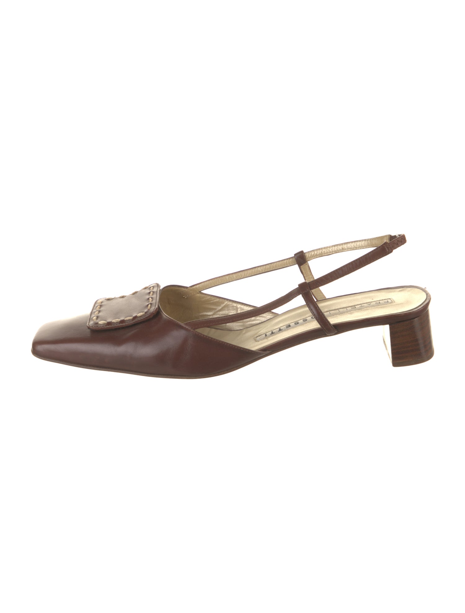 Fratelli Rossetti Leather Slingback Pumps