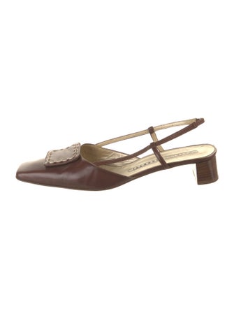 Fratelli Rossetti Leather Slingback Pumps