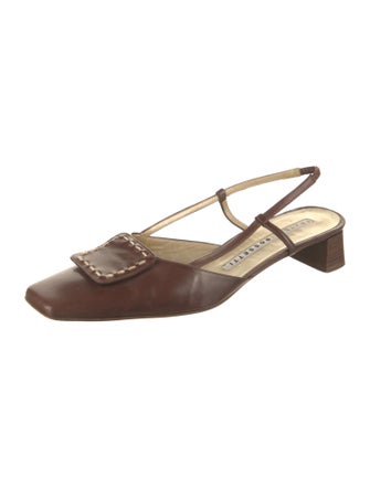 Fratelli Rossetti Leather Slingback Pumps