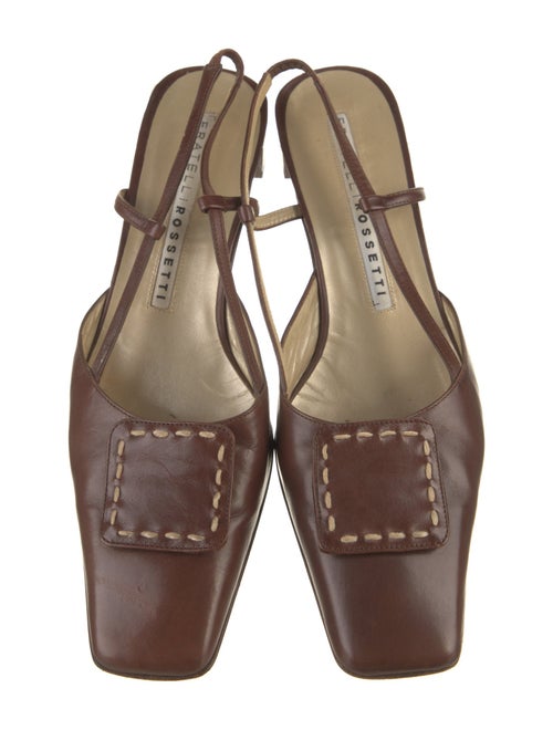 Fratelli Rossetti Leather Slingback Pumps