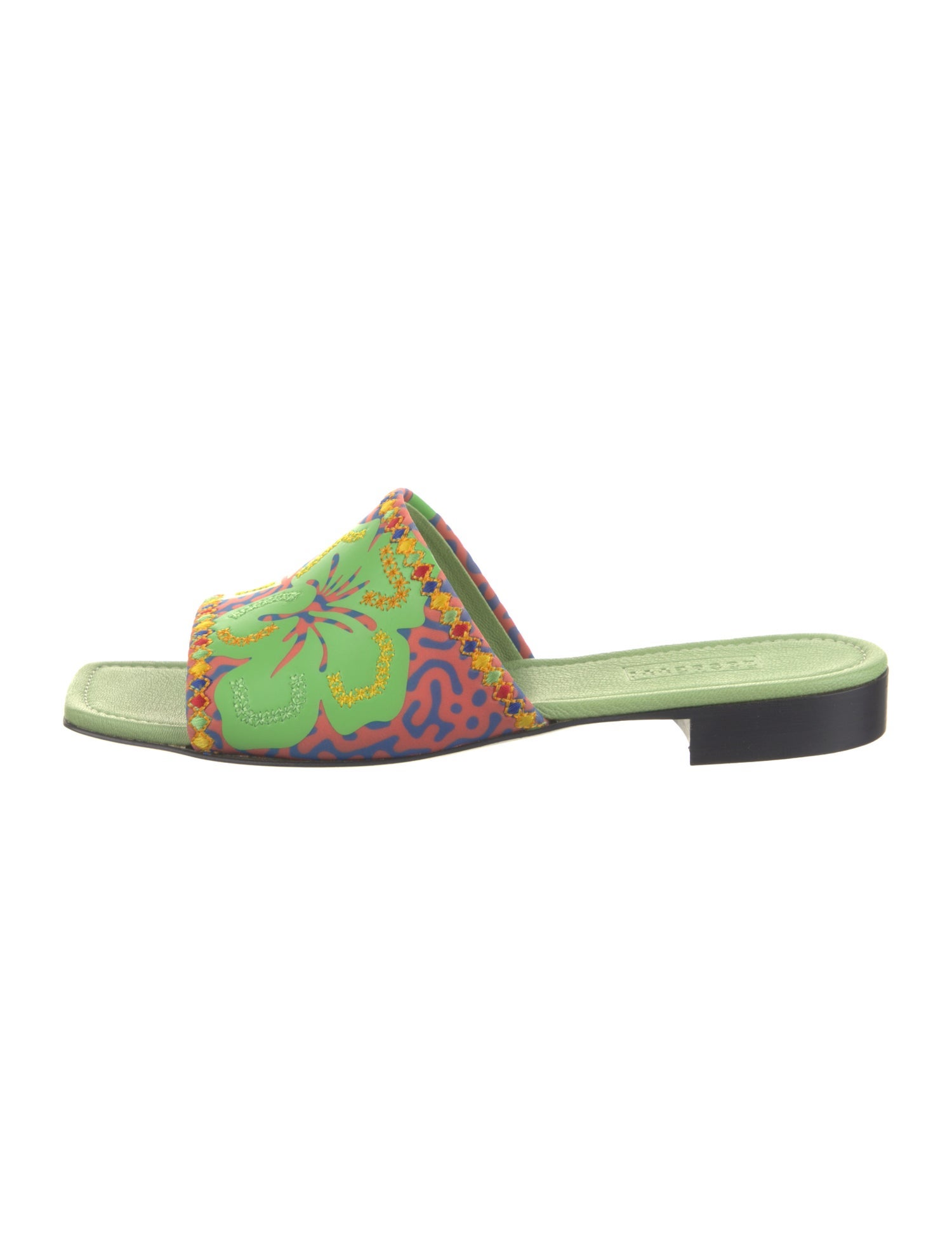 Fratelli Rossetti Leather Printed Slides