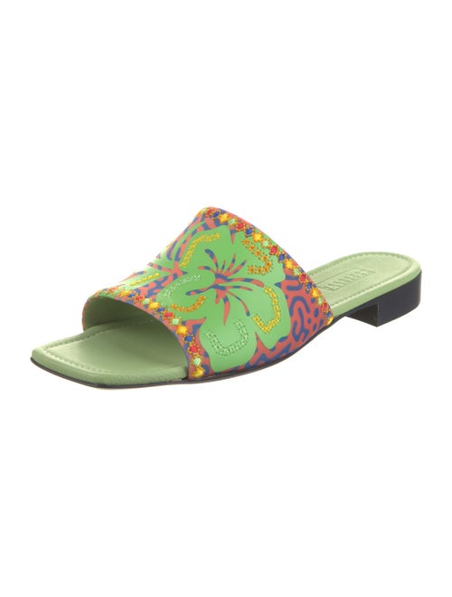 Fratelli Rossetti Leather Printed Slides