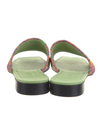 Fratelli Rossetti Leather Printed Slides