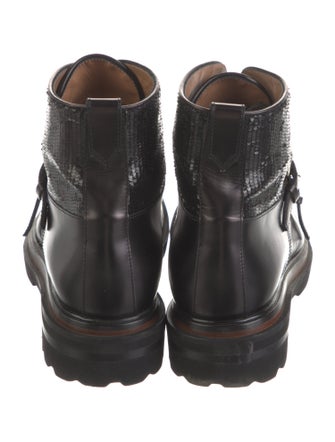 Fratelli Rossetti Leather Combat Boots