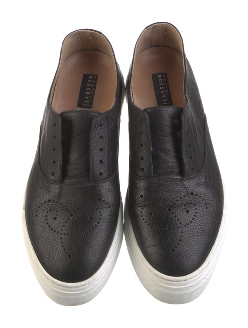 Fratelli Rossetti Leather Colorblock Pattern Sneakers