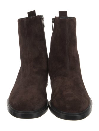 Fratelli Rossetti Suede Leather Trim Embellishment Chelsea Boots