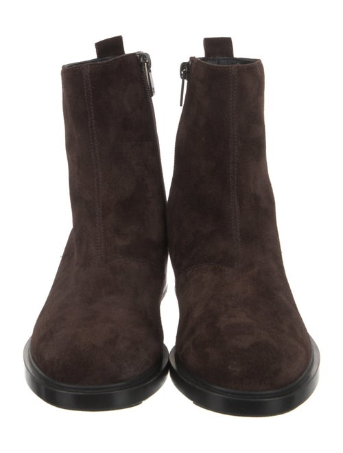 Fratelli Rossetti Suede Leather Trim Embellishment Chelsea Boots