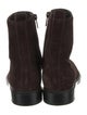 Fratelli Rossetti Suede Leather Trim Embellishment Chelsea Boots