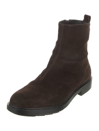Fratelli Rossetti Suede Leather Trim Embellishment Chelsea Boots