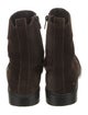 Fratelli Rossetti Suede Leather Trim Embellishment Chelsea Boots