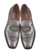 Fratelli Rossetti Leather Crystal Embellishments Loafers