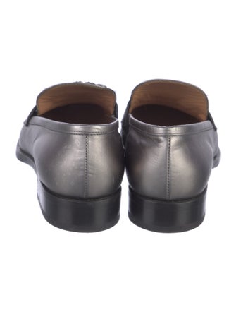 Fratelli Rossetti Leather Crystal Embellishments Loafers