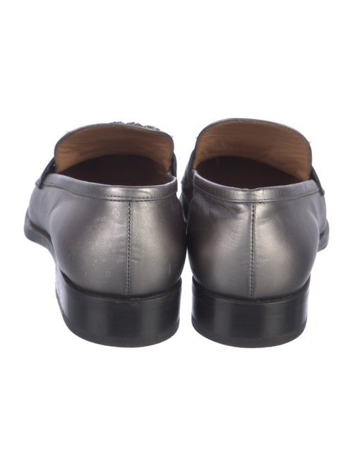 Fratelli Rossetti Leather Crystal Embellishments Loafers