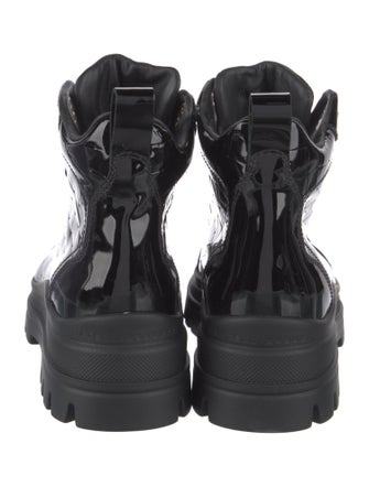 Fratelli Rossetti Patent Leather Combat Boots