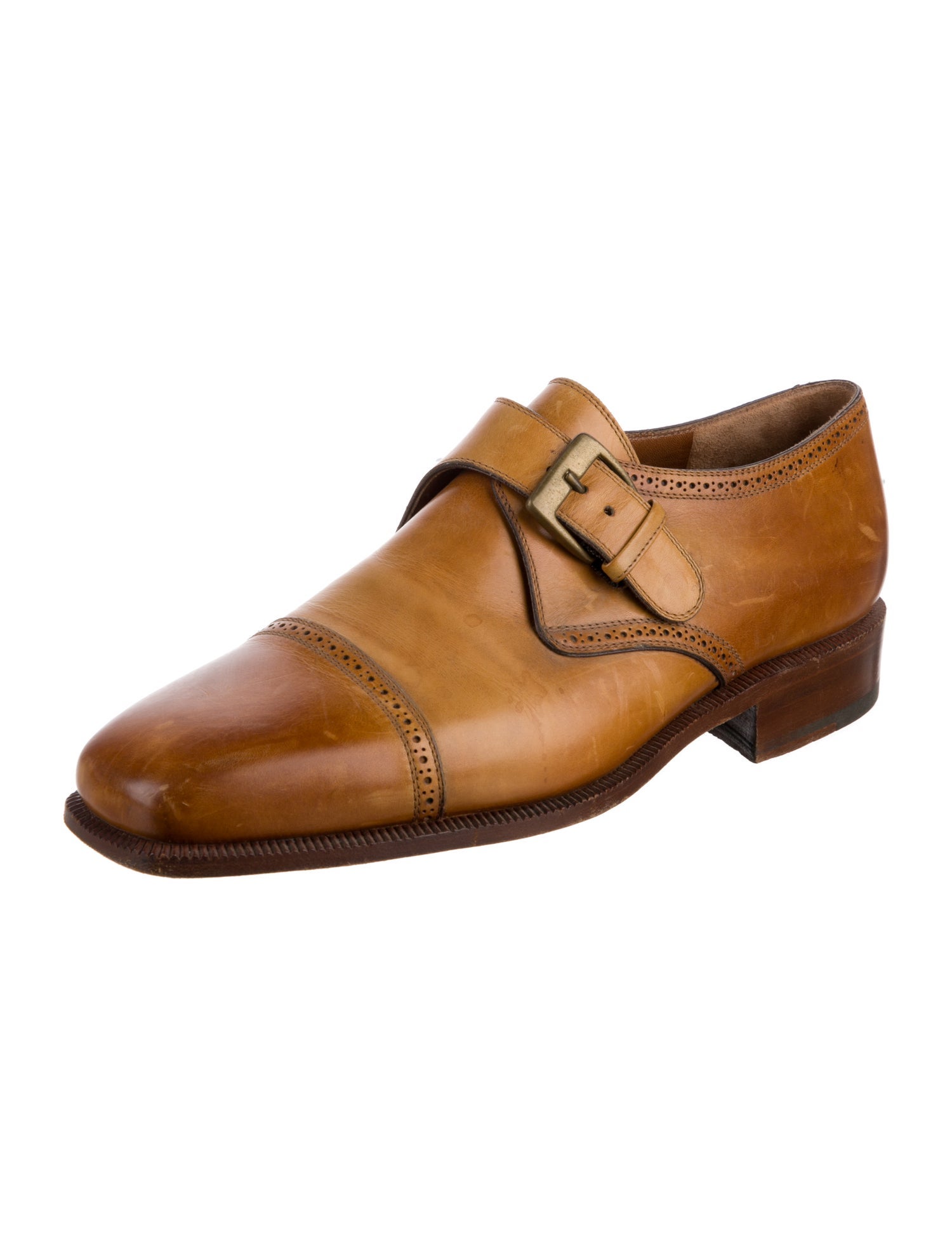 Fratelli Rossetti Leather Monk Straps
