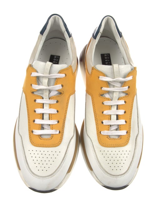 Fratelli Rossetti Leather Colorblock Pattern Sneakers