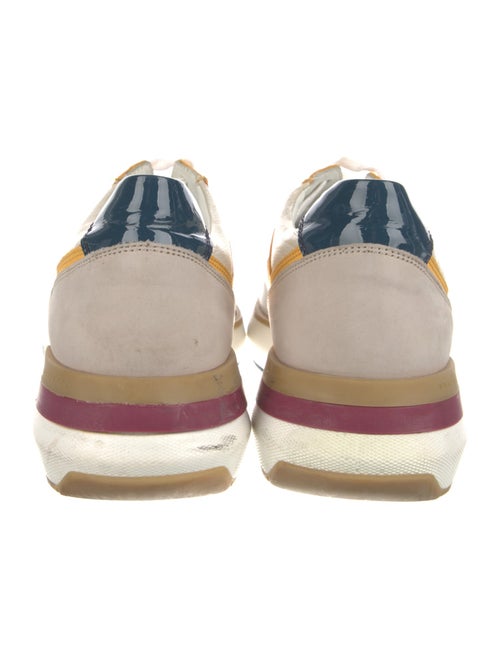 Fratelli Rossetti Leather Colorblock Pattern Sneakers