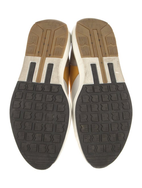 Fratelli Rossetti Leather Colorblock Pattern Sneakers