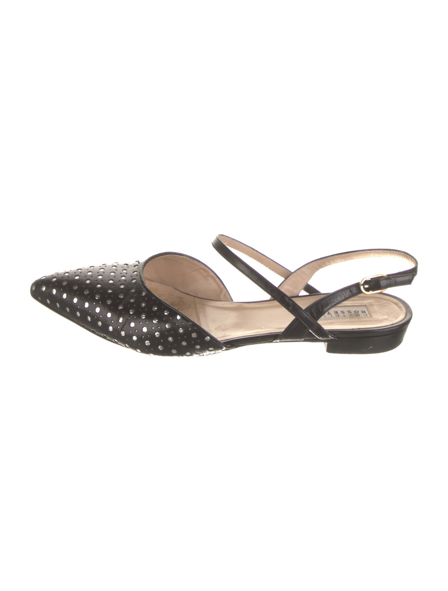 Fratelli Rossetti Leather Printed Slingback Flats