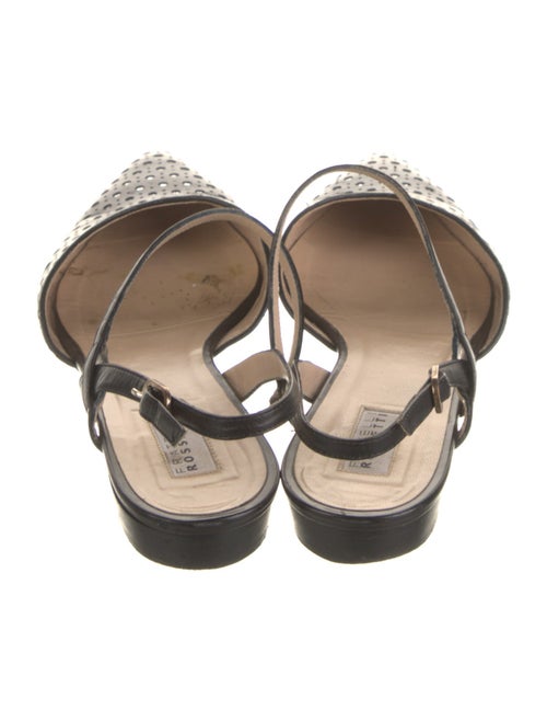 Fratelli Rossetti Leather Printed Slingback Flats