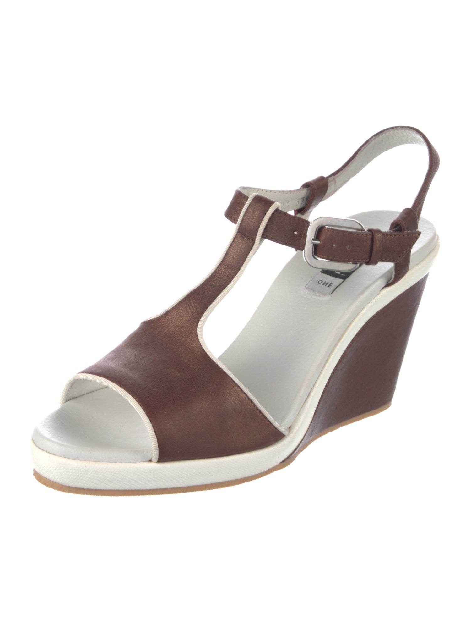 Fratelli Rossetti Leather Animal Print T-Strap Sandals