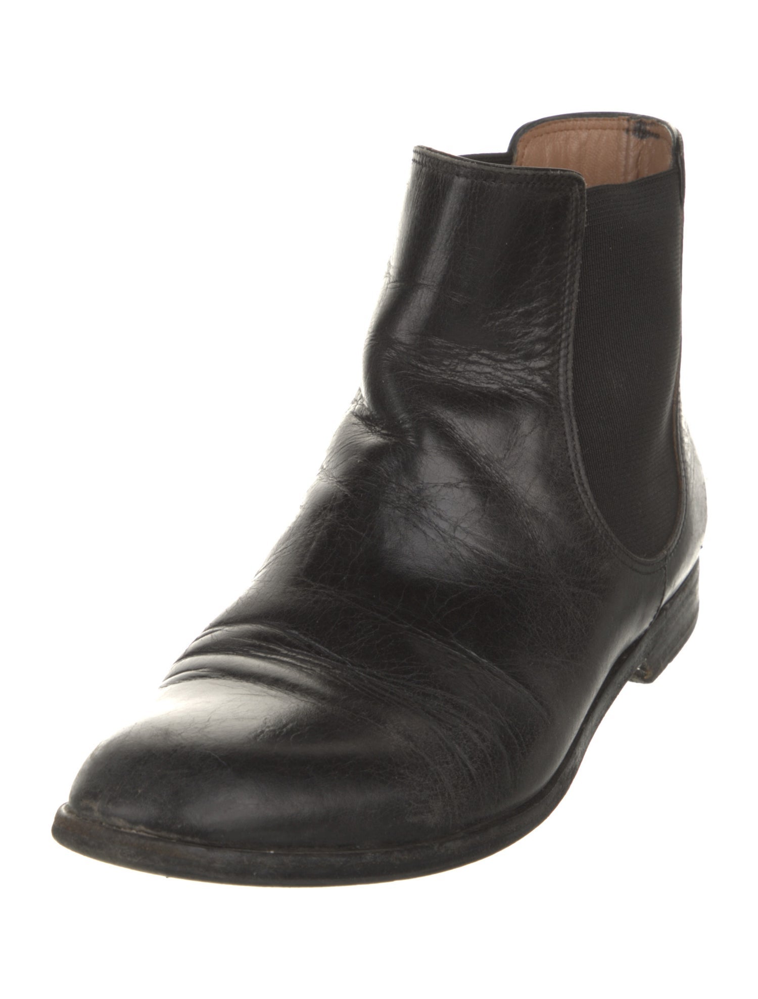 Fratelli Rossetti Leather Lasercut Accents Chelsea Boots