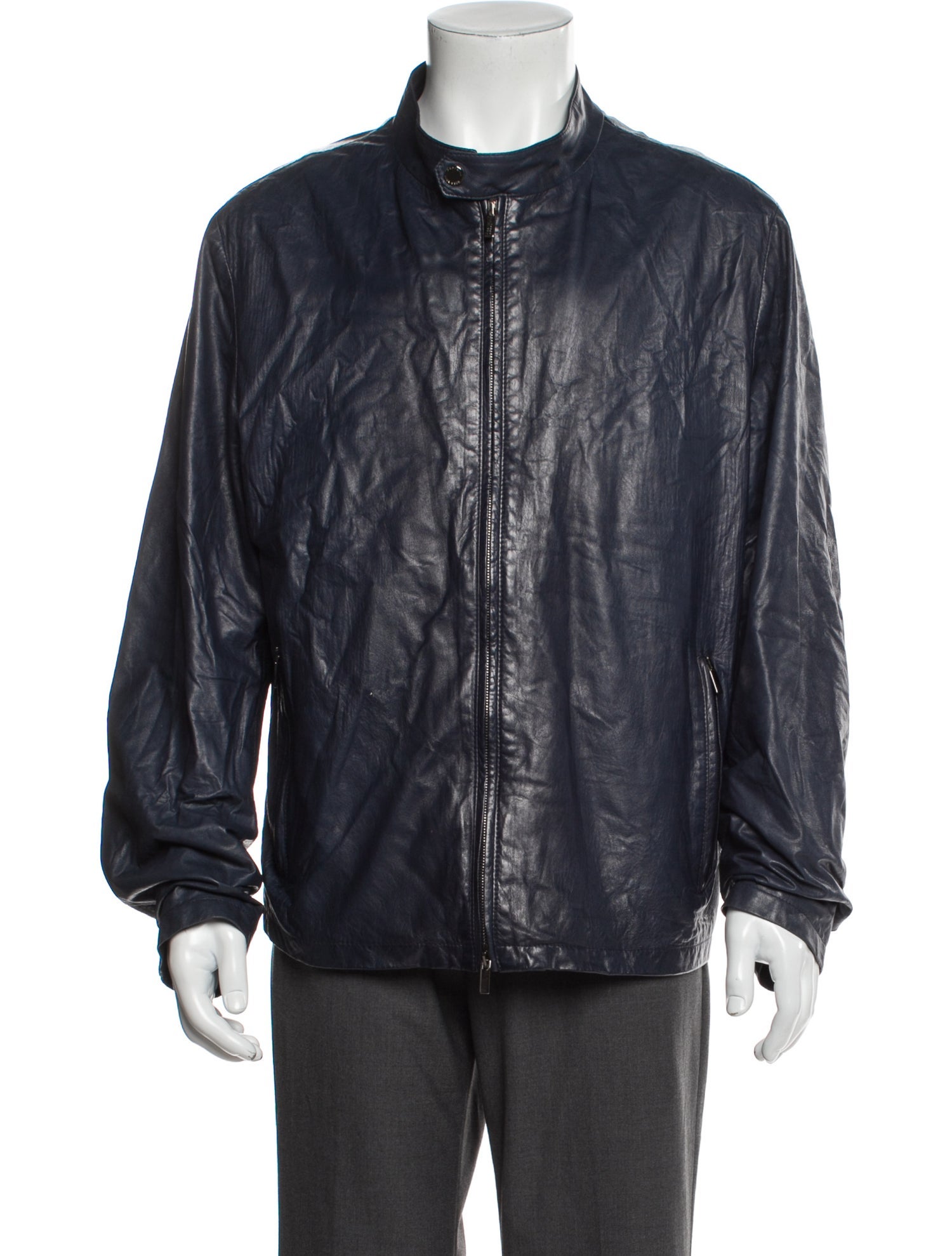 Fratelli Rossetti Lamb Leather Moto Jacket