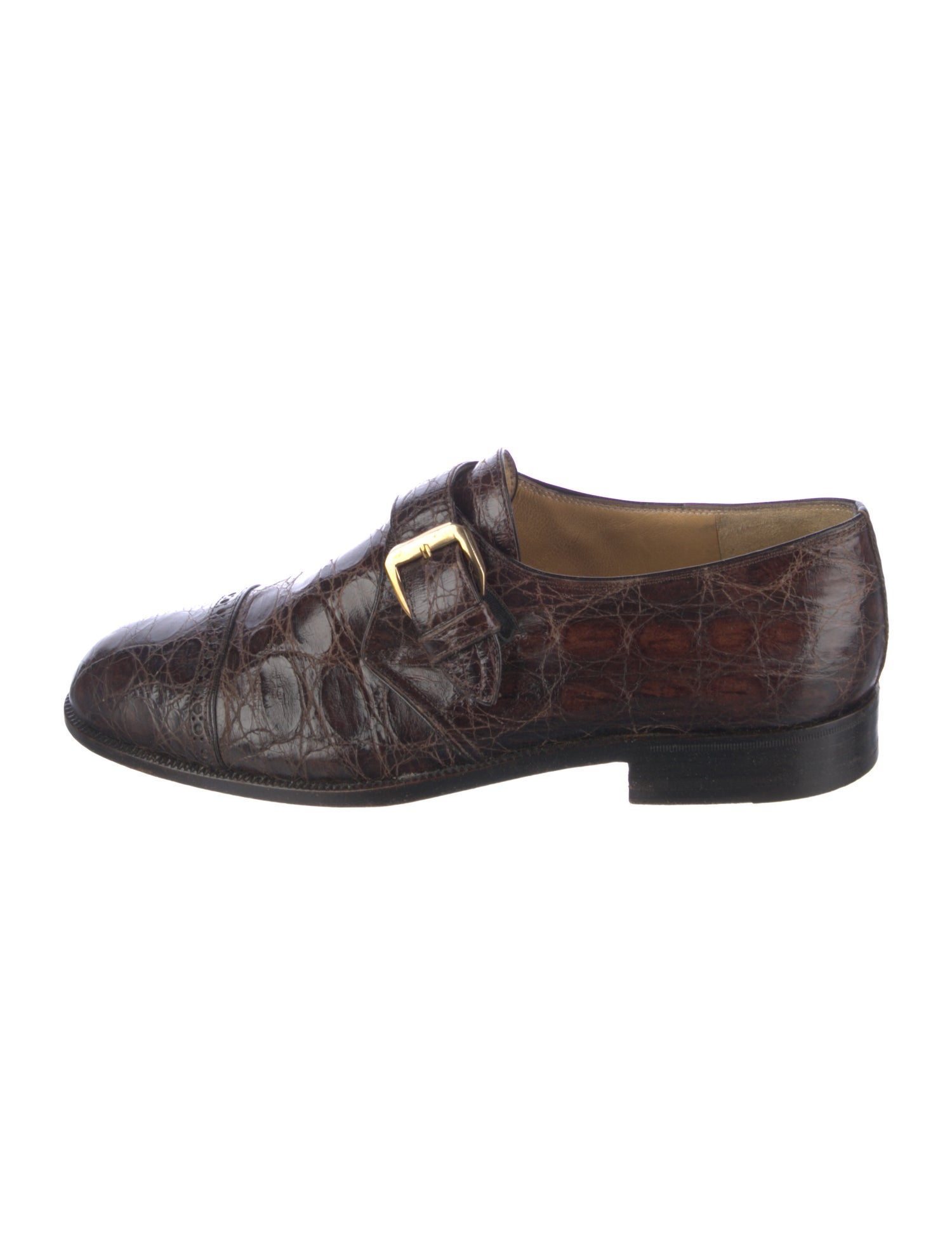 Fratelli Rossetti Alligator Monk Straps