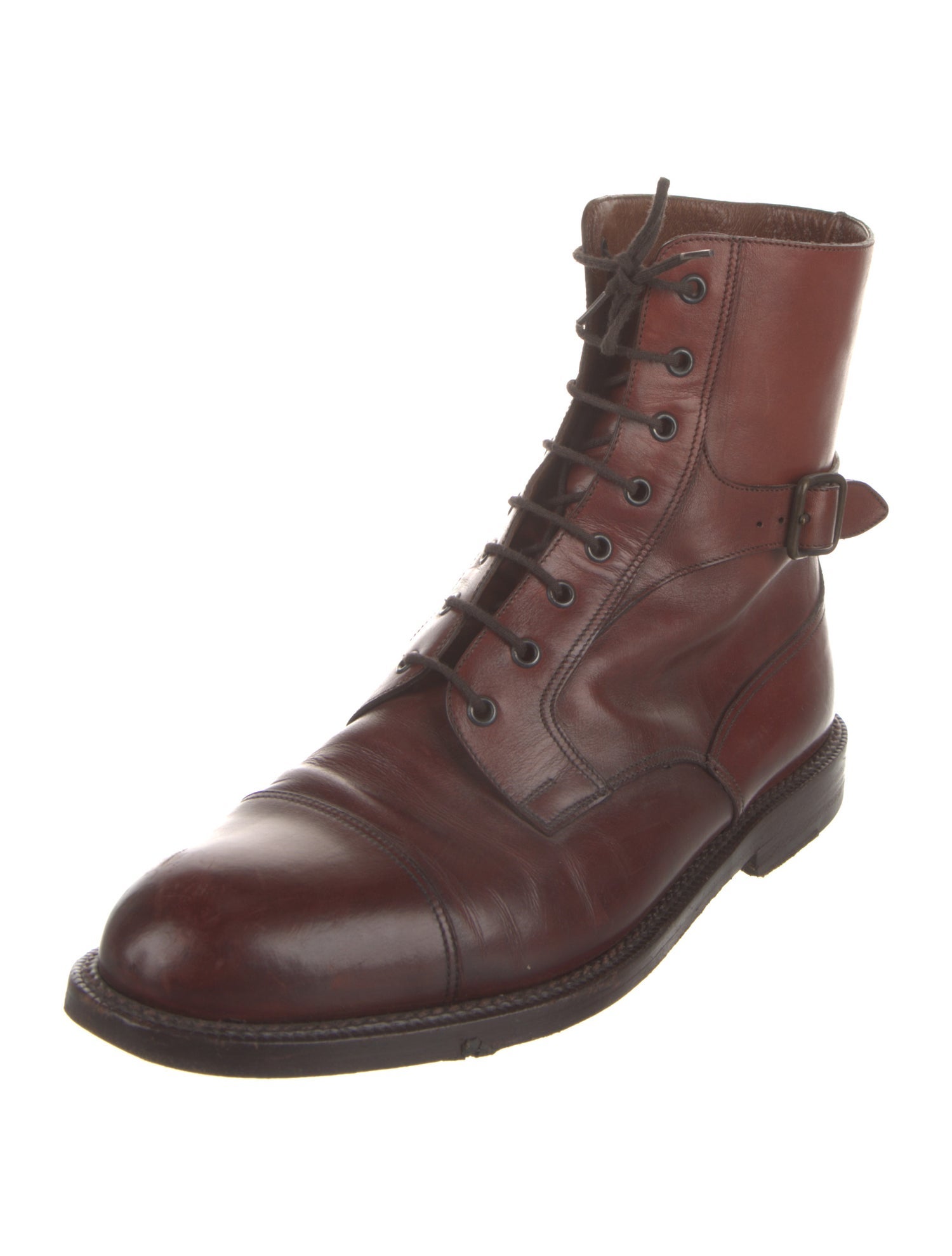 Fratelli Rossetti Leather Lace-Up Boots