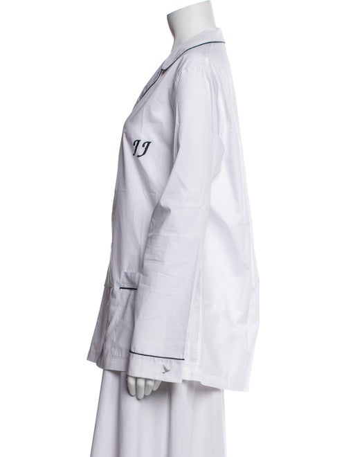 Frette Long Sleeve Button-Up Top