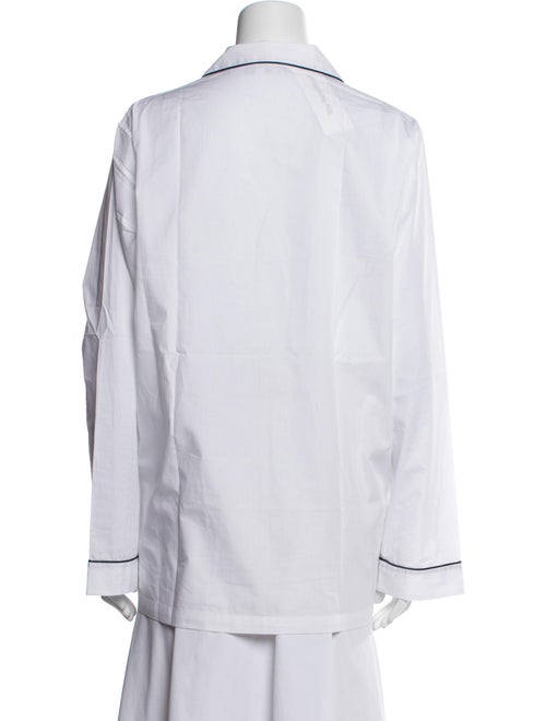 Frette Long Sleeve Button-Up Top