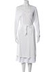 Frette Lace Trim Embellishment Robe