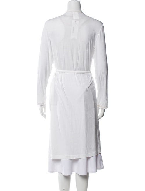 Frette Lace Trim Embellishment Robe
