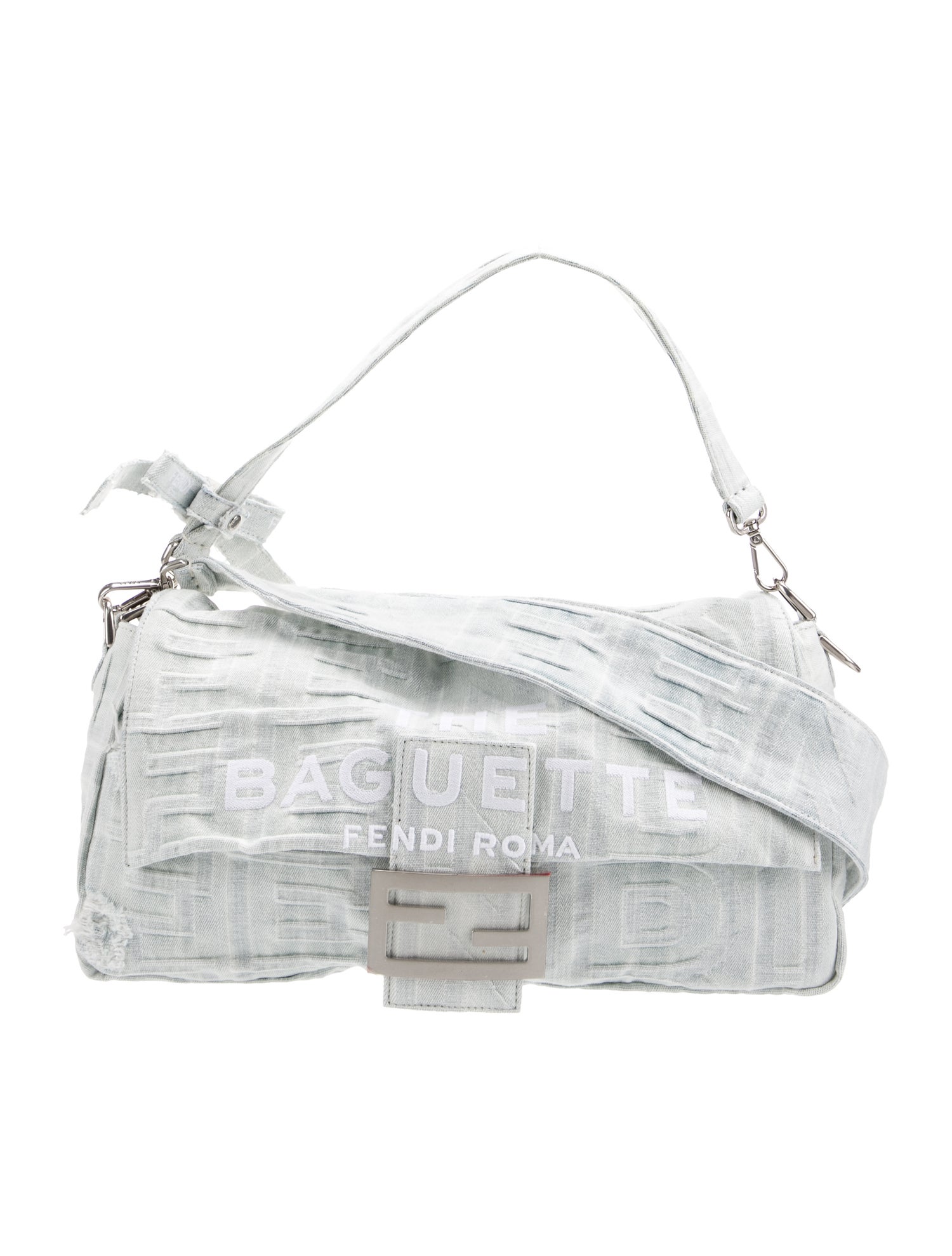 Fendi by Marc Jacobs Denim Fendi Baguette Maxi 2023