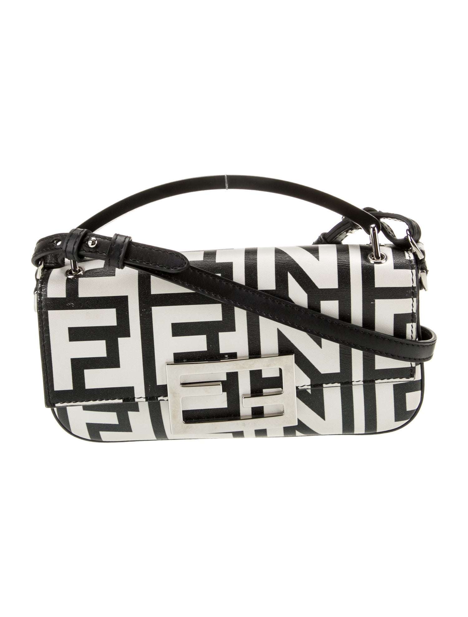 【新品未使用】FENDI MARC JACOBS Nano Baguette 黒 Nano Baguette Charm Leather Black | Fendi
