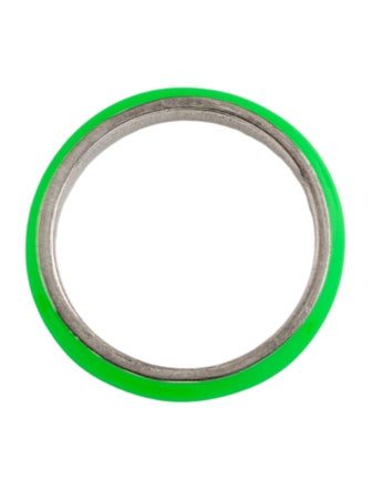 Fry Powers Enamel Thin Band Ring