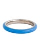 Fry Powers Enamel Thin Band Ring