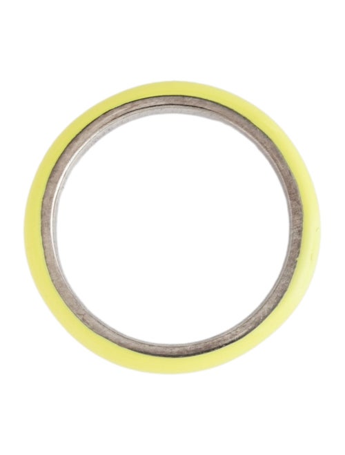 Fry Powers Enamel Band Ring