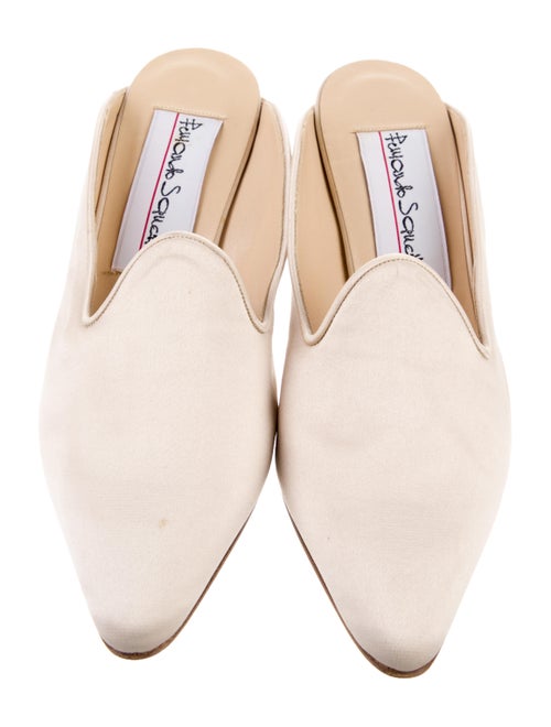 Fernando Sanchez Satin Mules