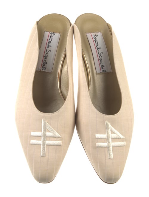 Fernando Sanchez Satin Mules