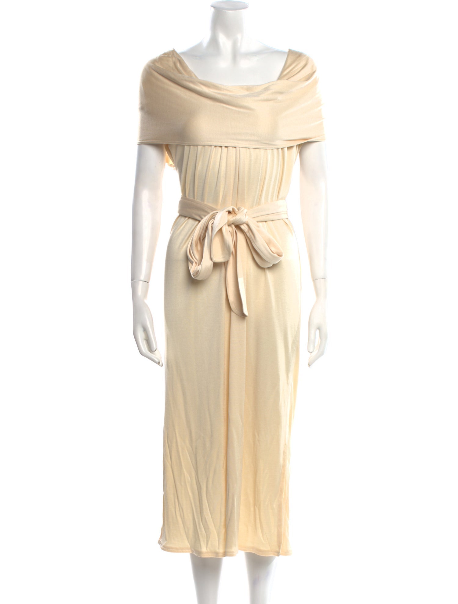 Fernando Sanchez Silk Midi Length Dress