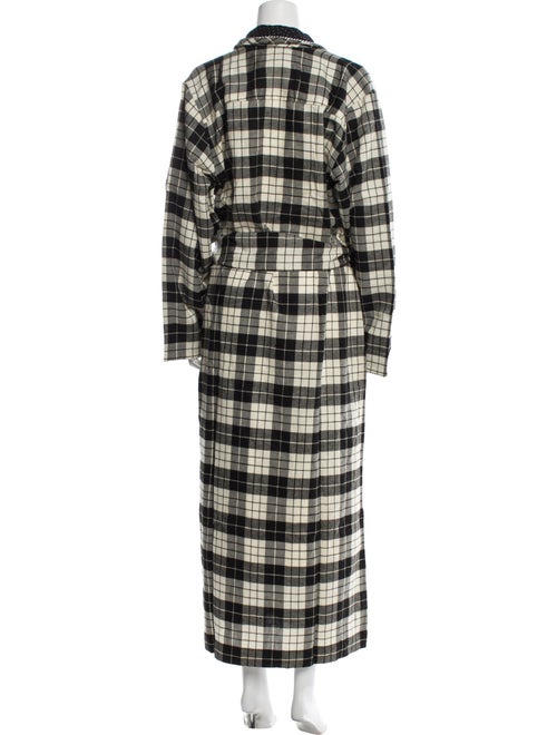 Fernando Sanchez Wool Printed Robe