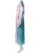 Fernando Sanchez Colorblock Pattern Robe