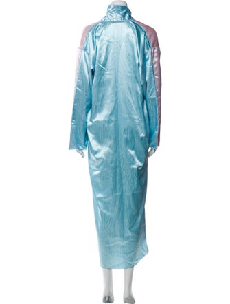 Fernando Sanchez Colorblock Pattern Robe