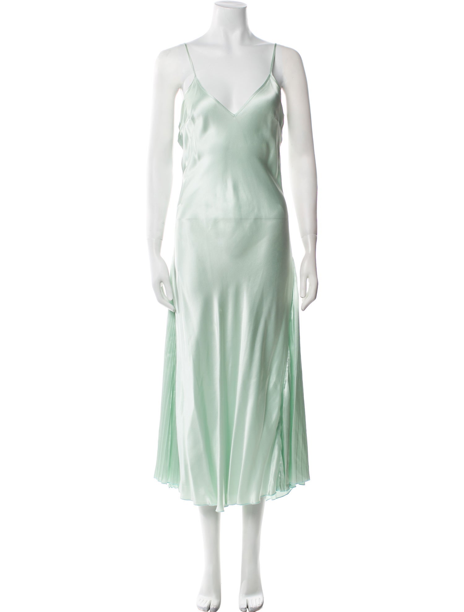 Fernando Sanchez Pleated Accents Nightgown