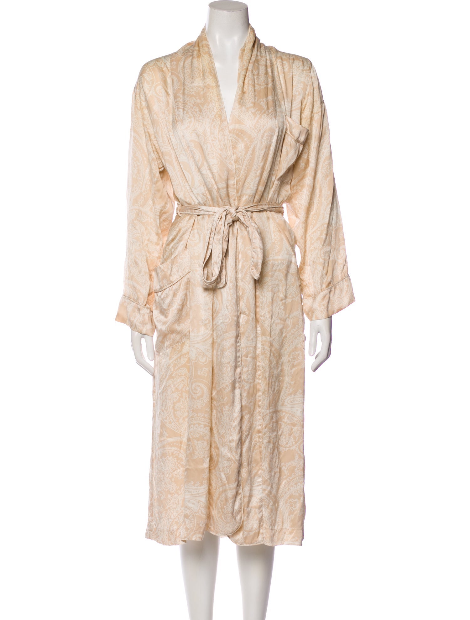 Fernando Sanchez Silk Printed Robe